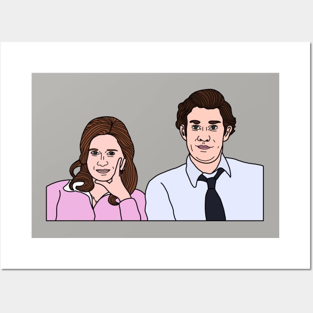 Jim and Pam Wall Art by Eclipse in Flames